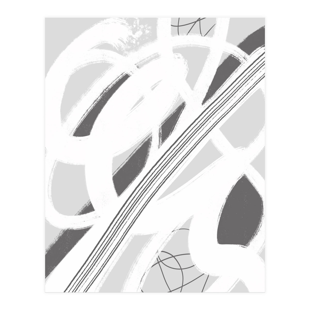 Abstract Painting No. 11 - Chaos and silence (Print Only)