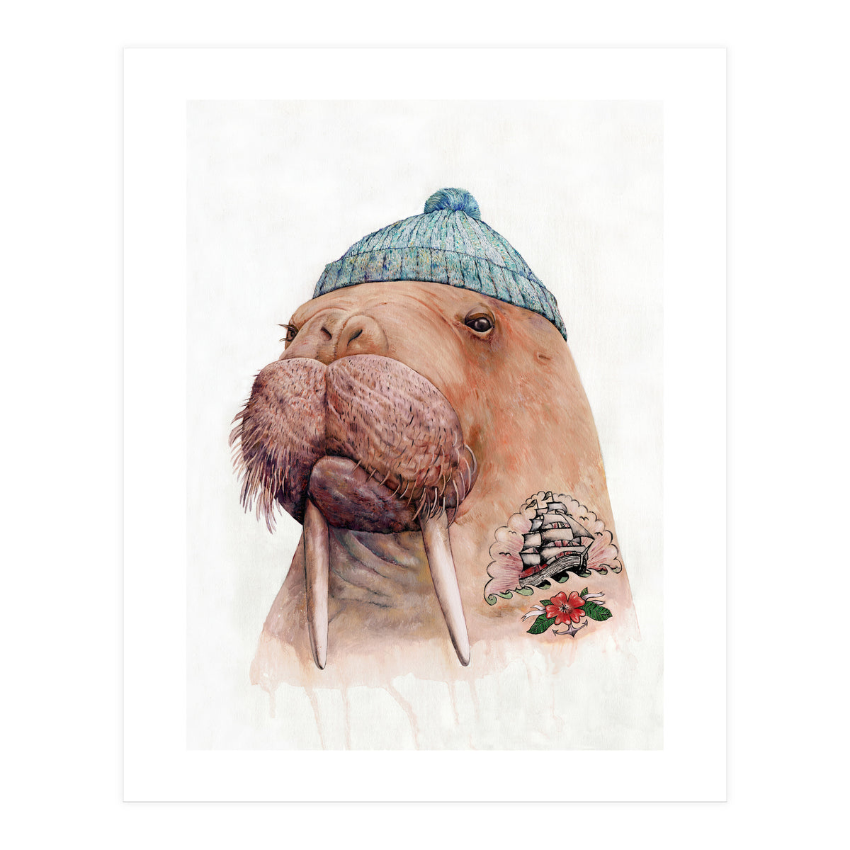 Tattooed Walrus (Print Only)
