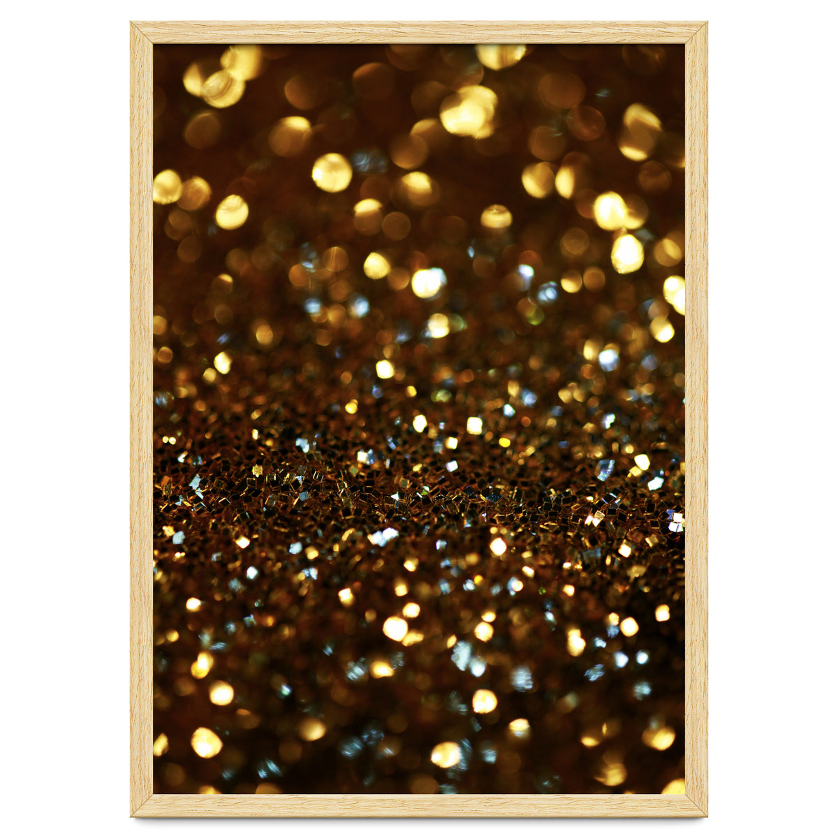 Golden glitter