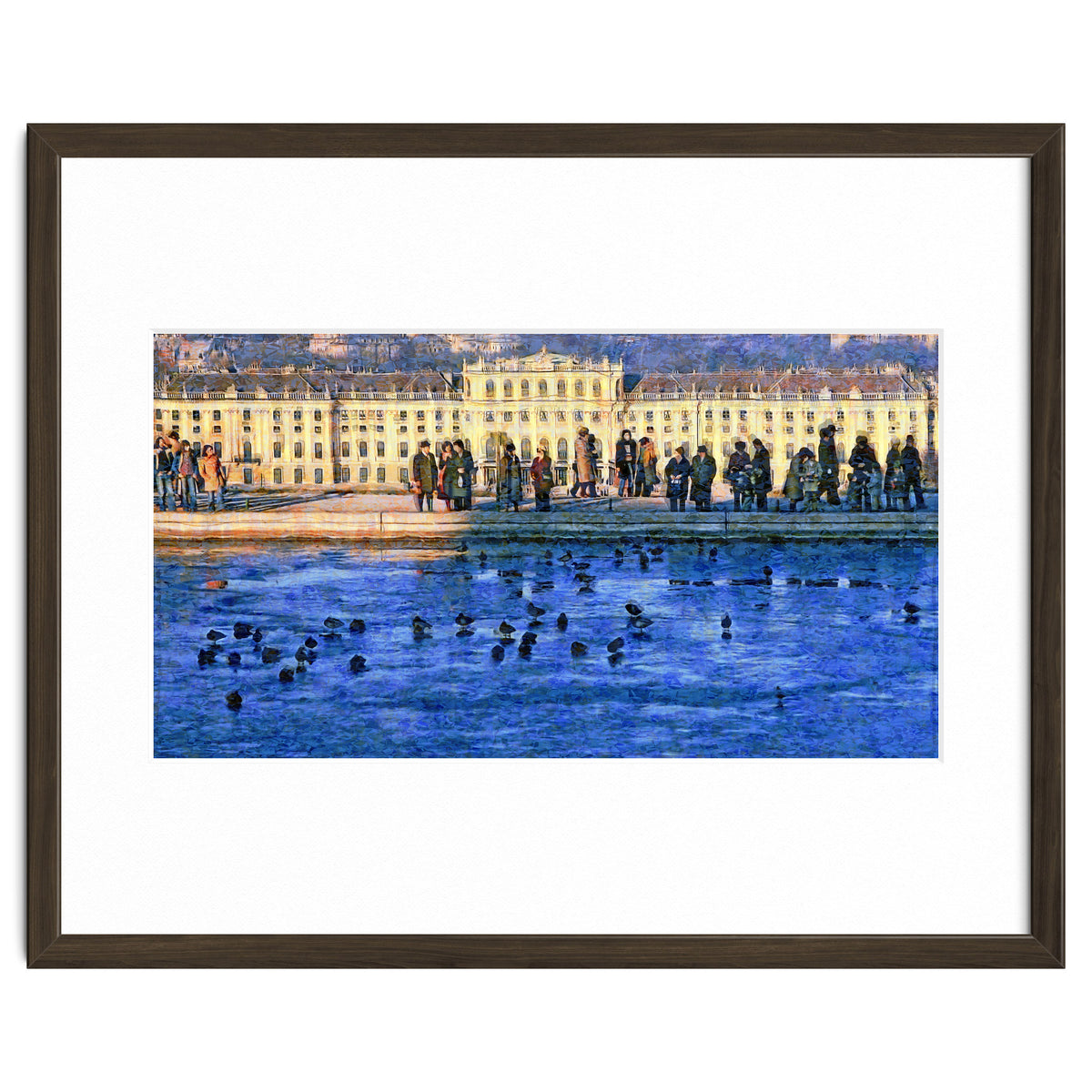 Winter's day at Schoenbrunn