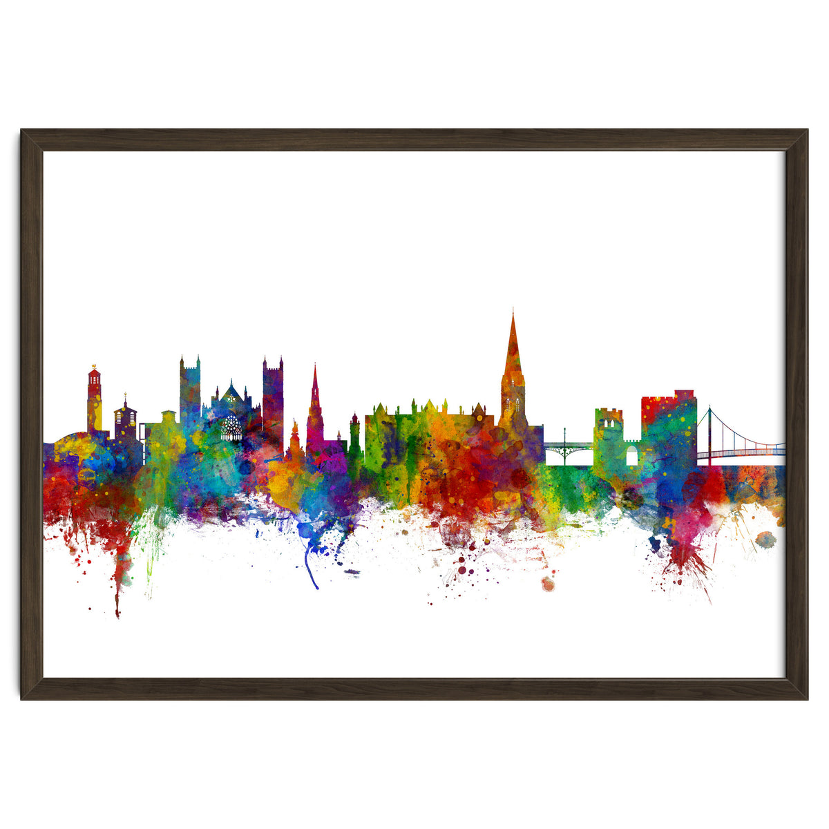 Exeter England Skyline