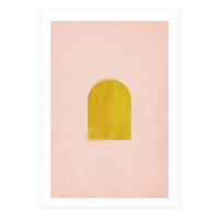 Pink and mustard arch (Print Only)