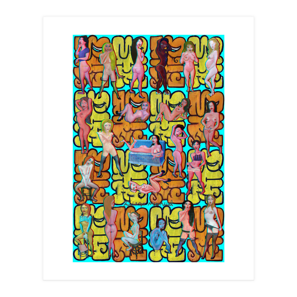 Chicas 3d 2 (Print Only)