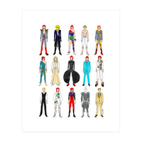 Outfits of Bowie Fashion (Print Only)