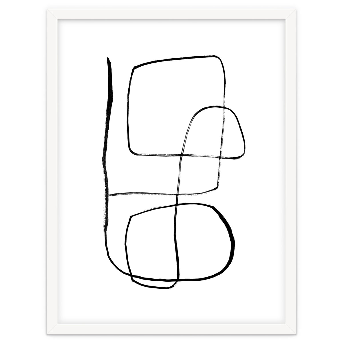 Mid-Century Line Art Print #3