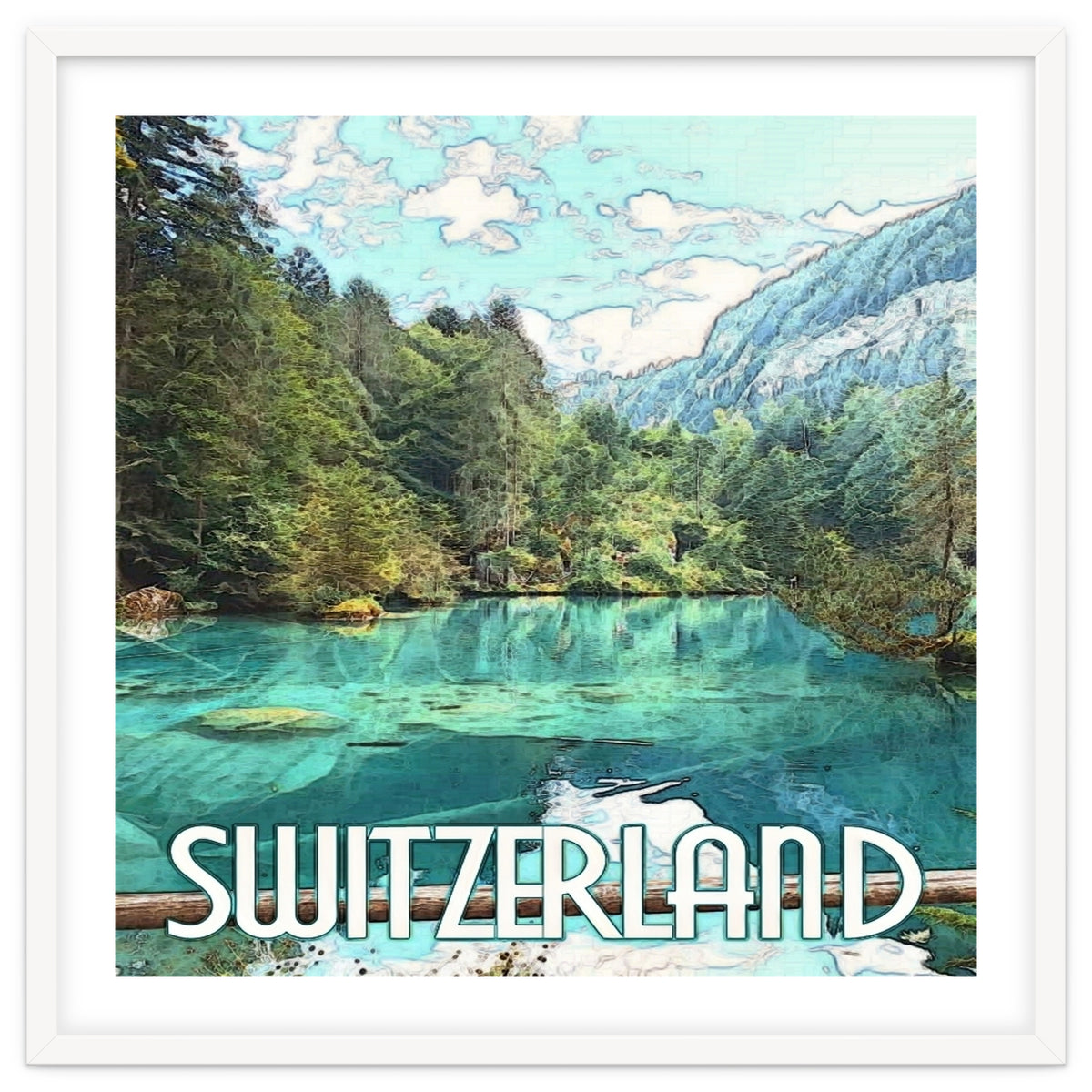 Blausee Naturpark, Switzerland.