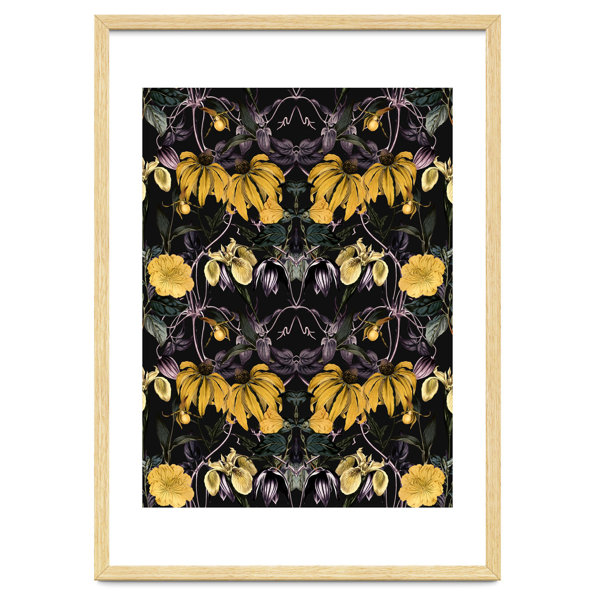 Nocturnal botanical garden kaleidoscope