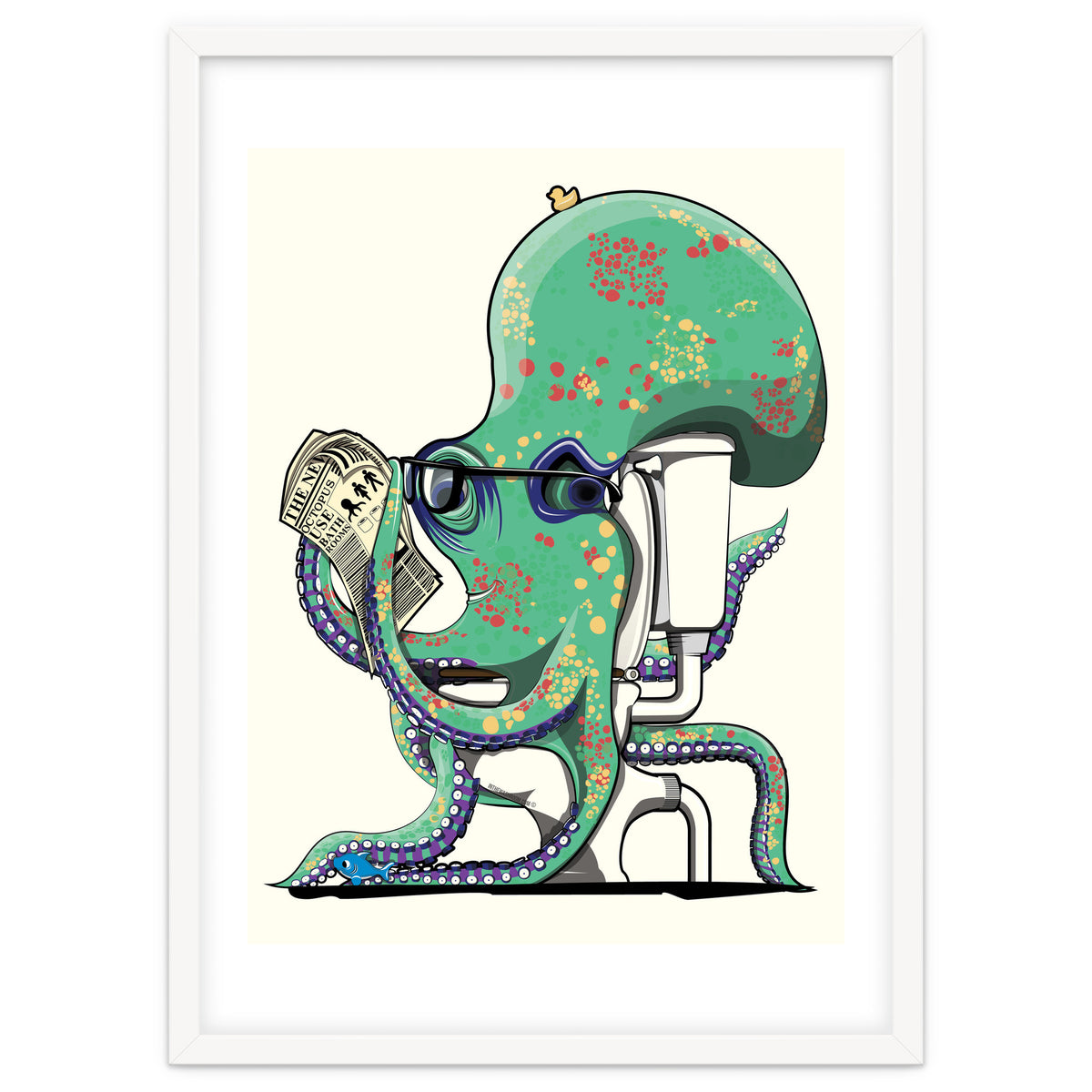 Octopus on the Toilet