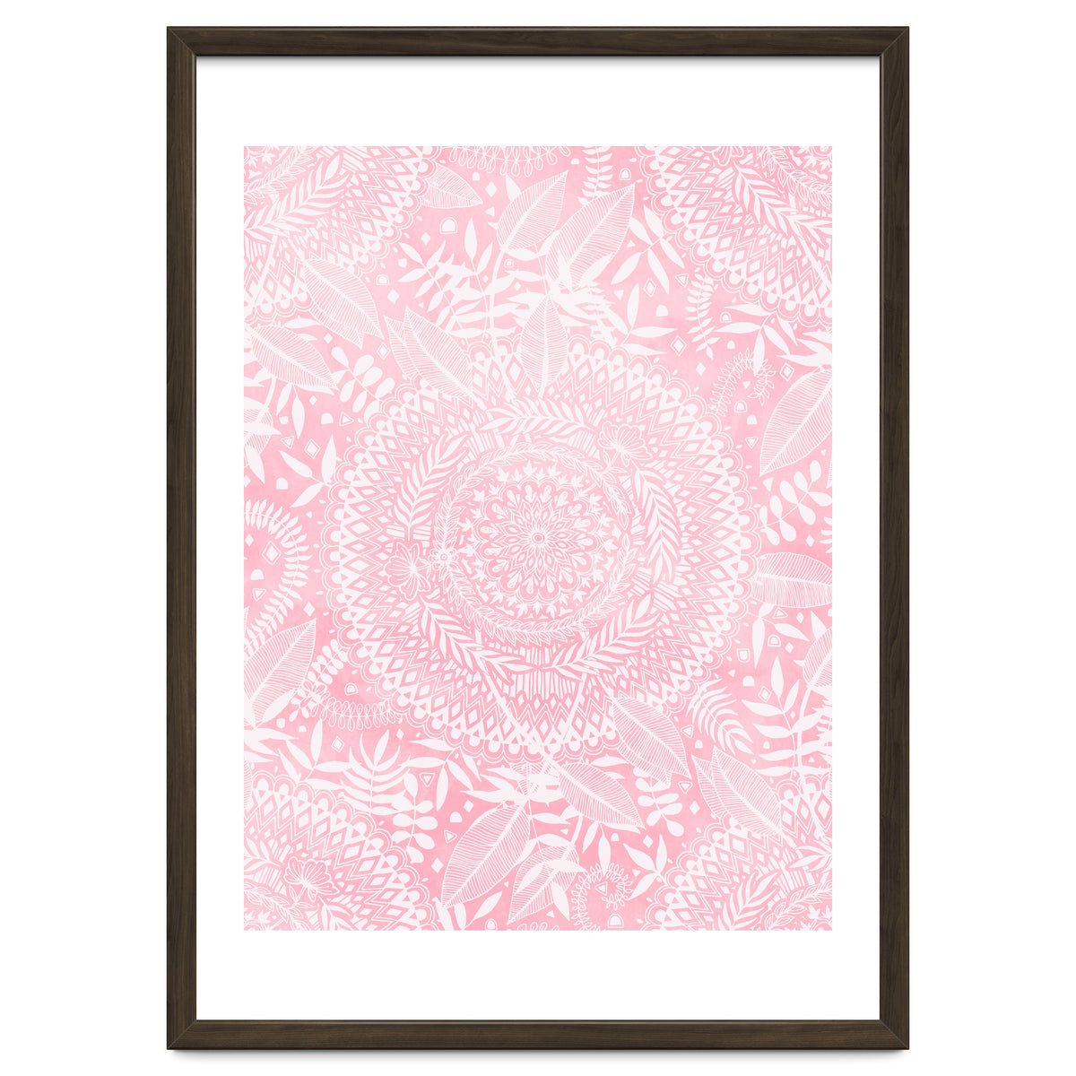 Medallion Pattern in Blush Pink