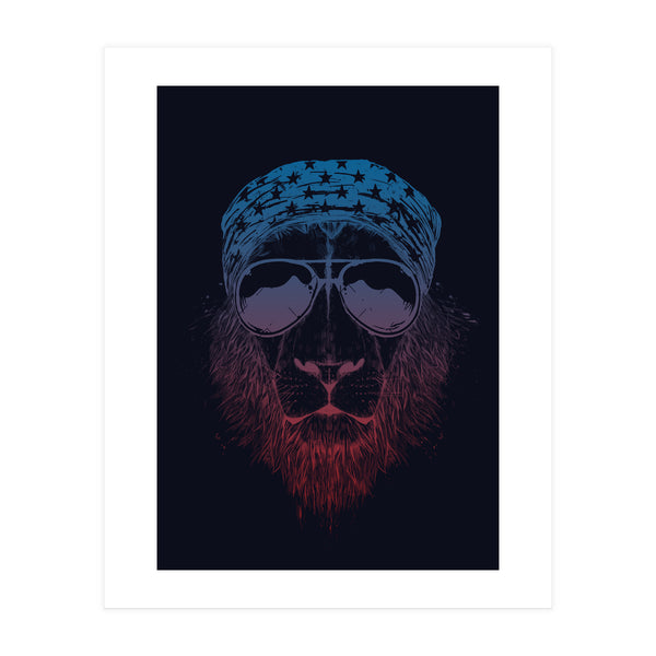 Wild Lion (dark) (Print Only)