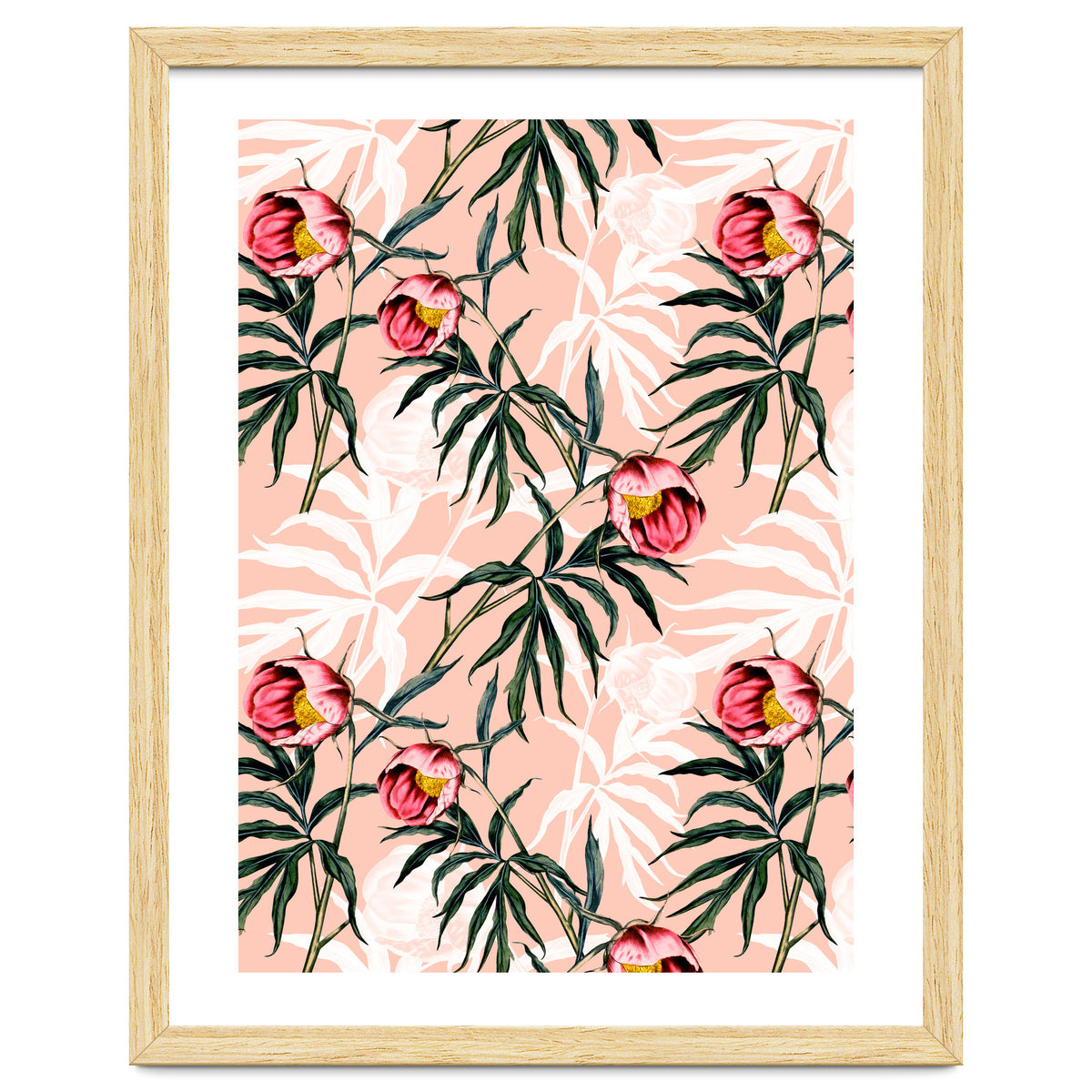 Flowery blooming pink