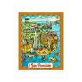 San Francisco Map Illustration (Print Only) thumbnail