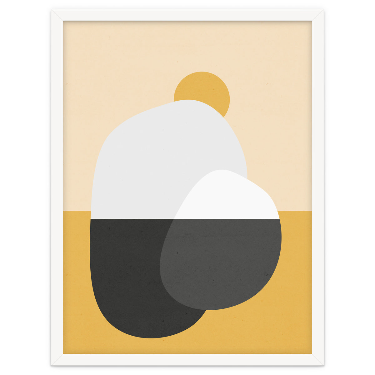 Abstract Boulders - Golden Desert