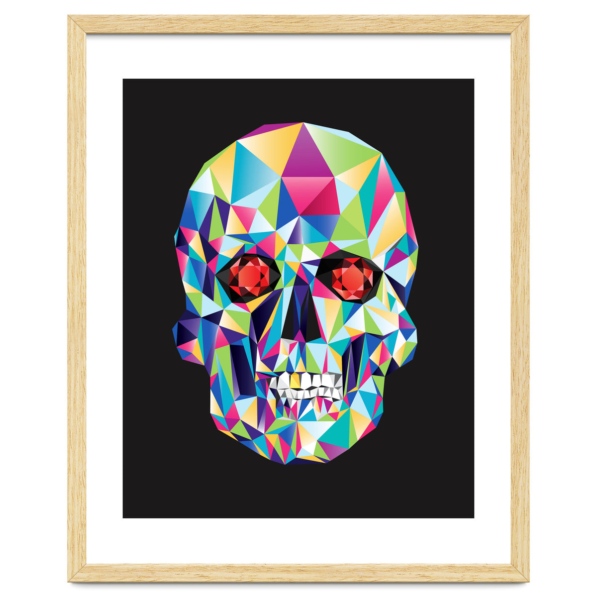 Geometric Candy Skull