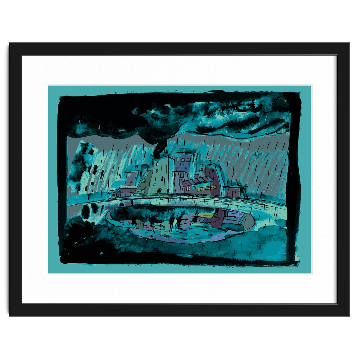 Autumn Rain in the Old City