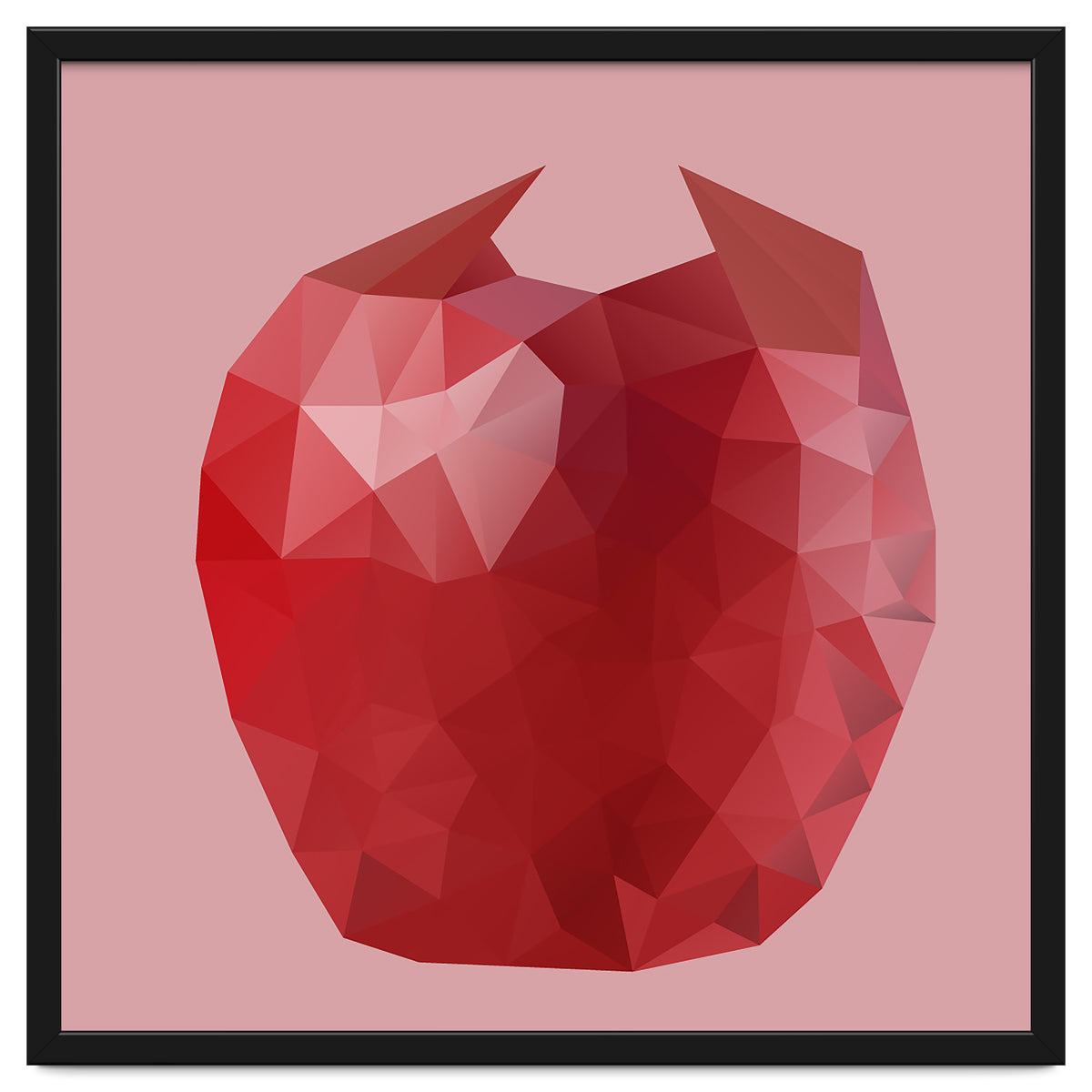Apple Low Poly Art
