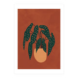 Boho Terracotta Begonia (Print Only) thumbnail