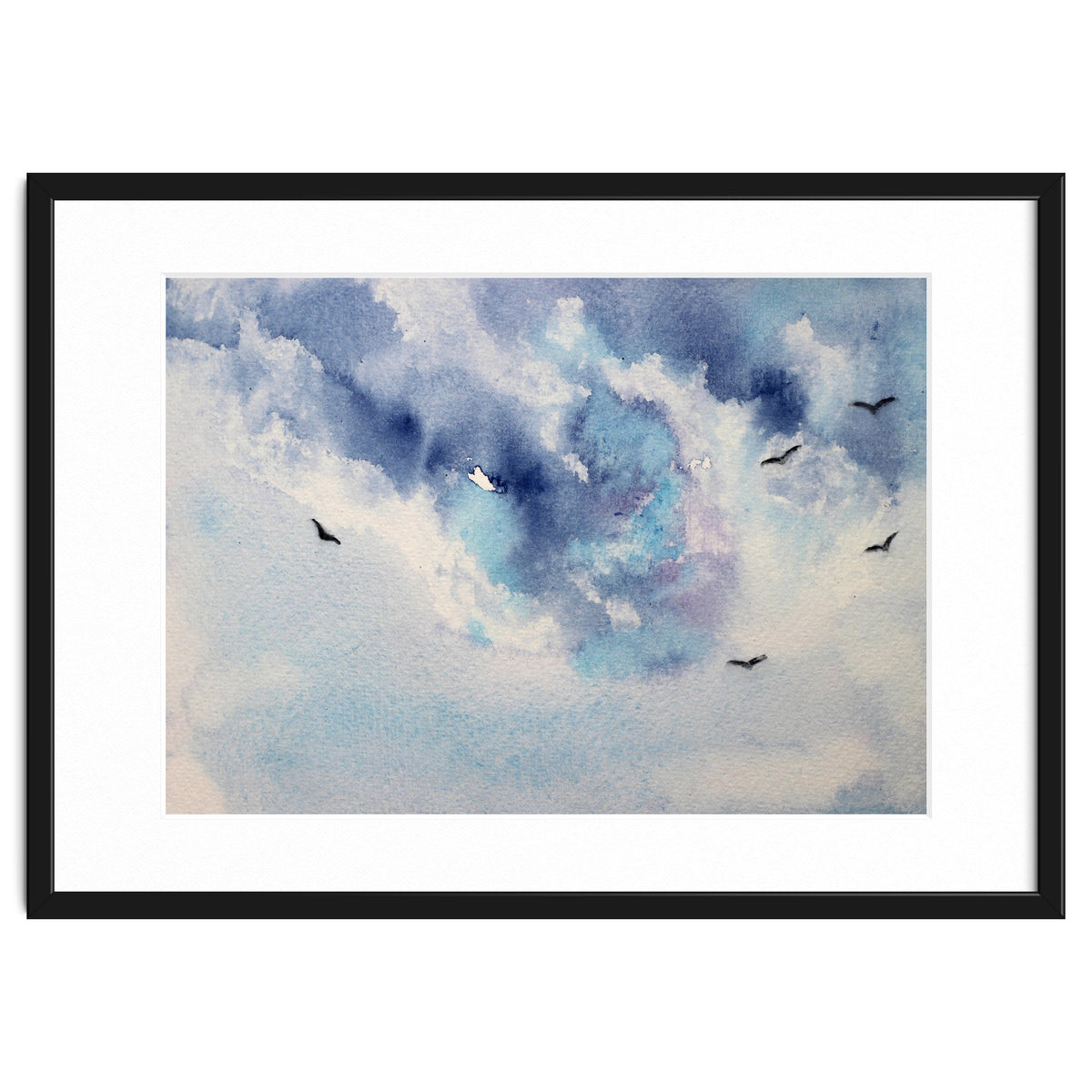 Dramatic sky || watercolor