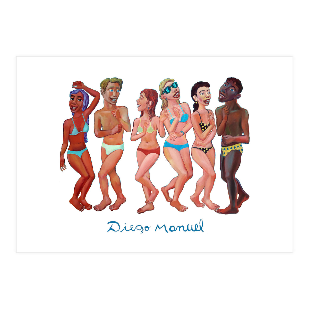 Fiesta En La Playa 2b (Print Only)