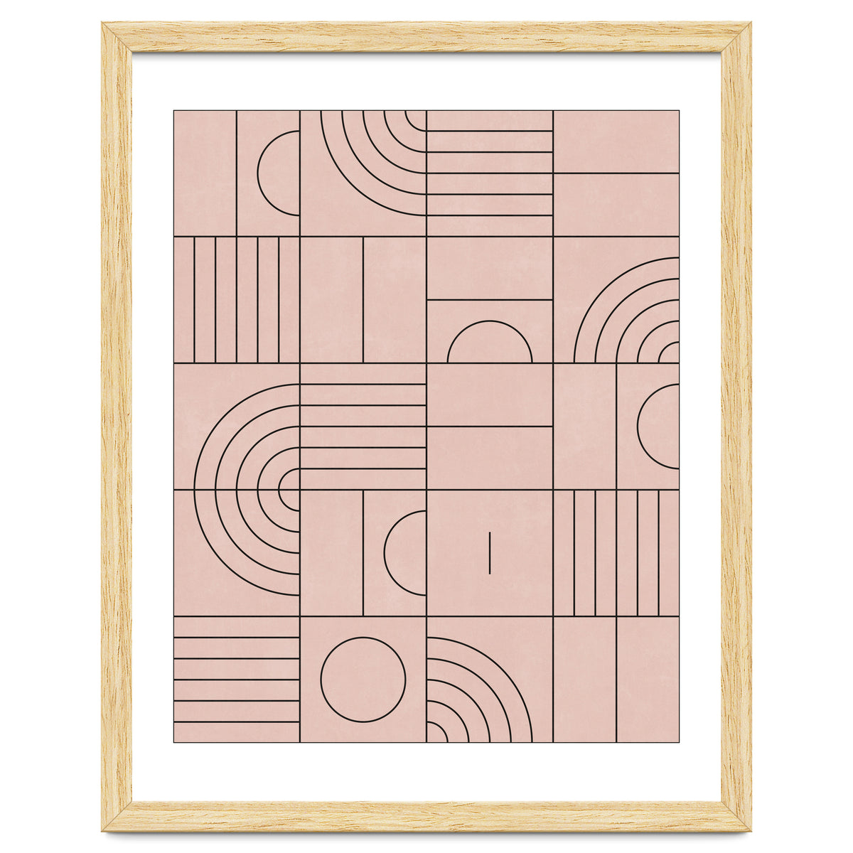 My Favorite Geometric Patterns No.20 - Pale Pink