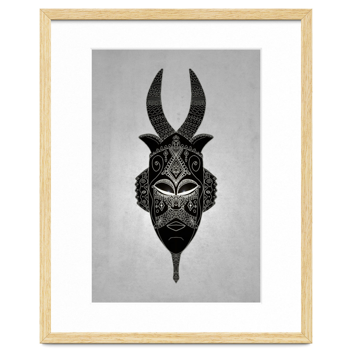 Horned Tribal Mask