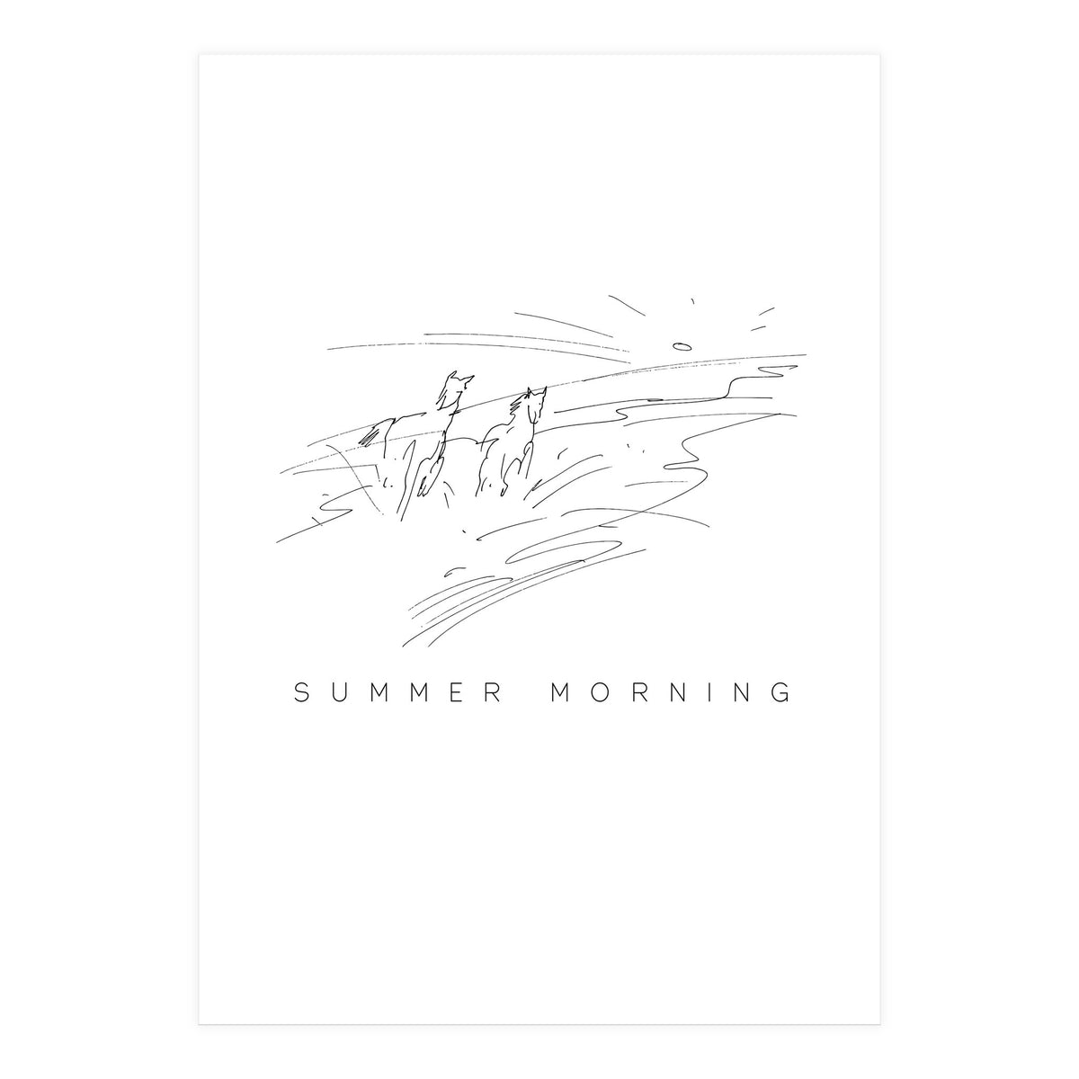 Summer Morning - II (Print Only)