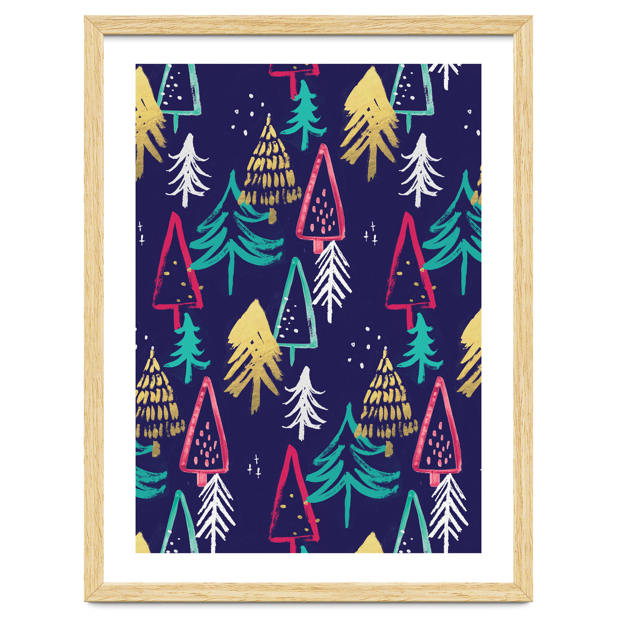 Christmas Pattern Trees