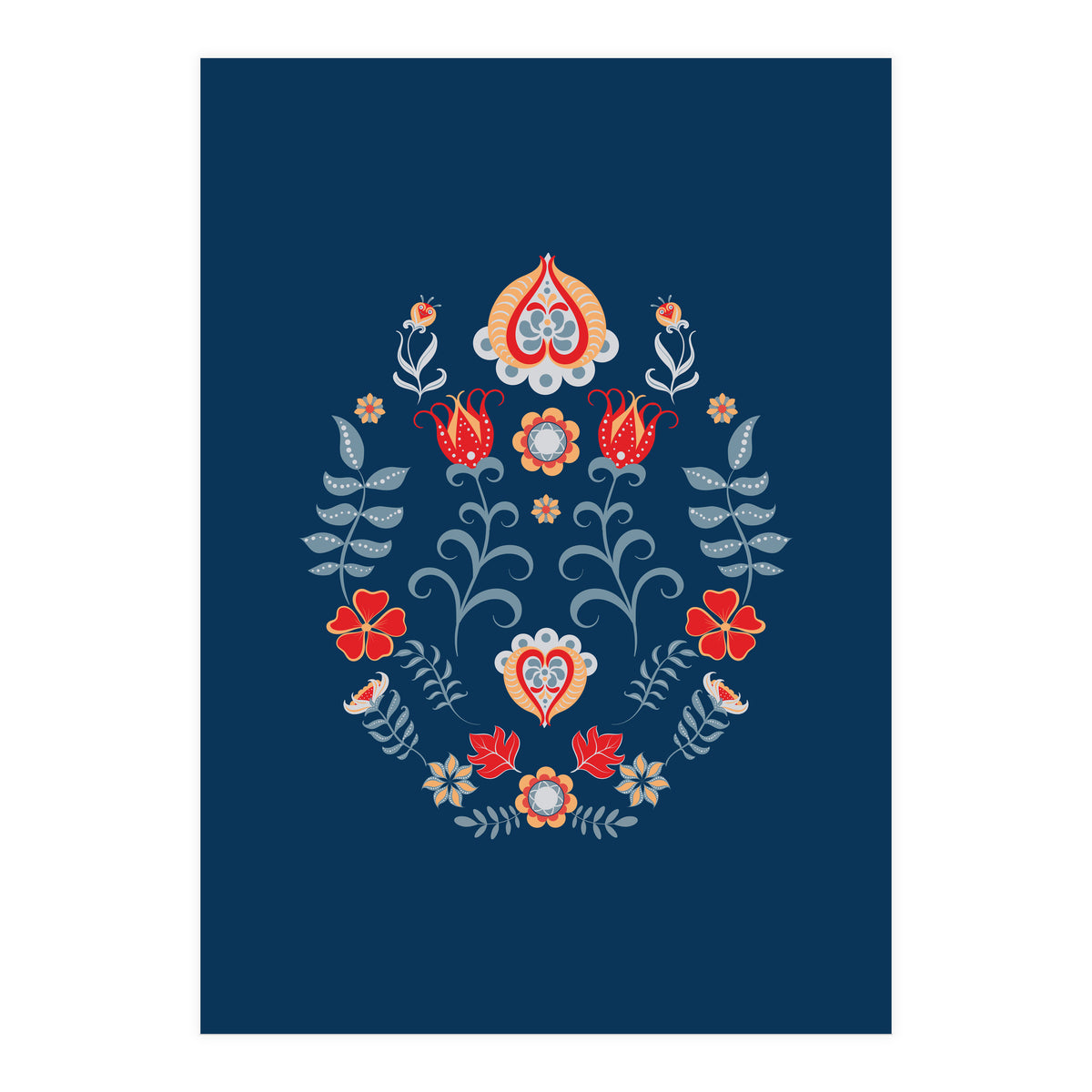Scandinavian Folk Art (Print Only)