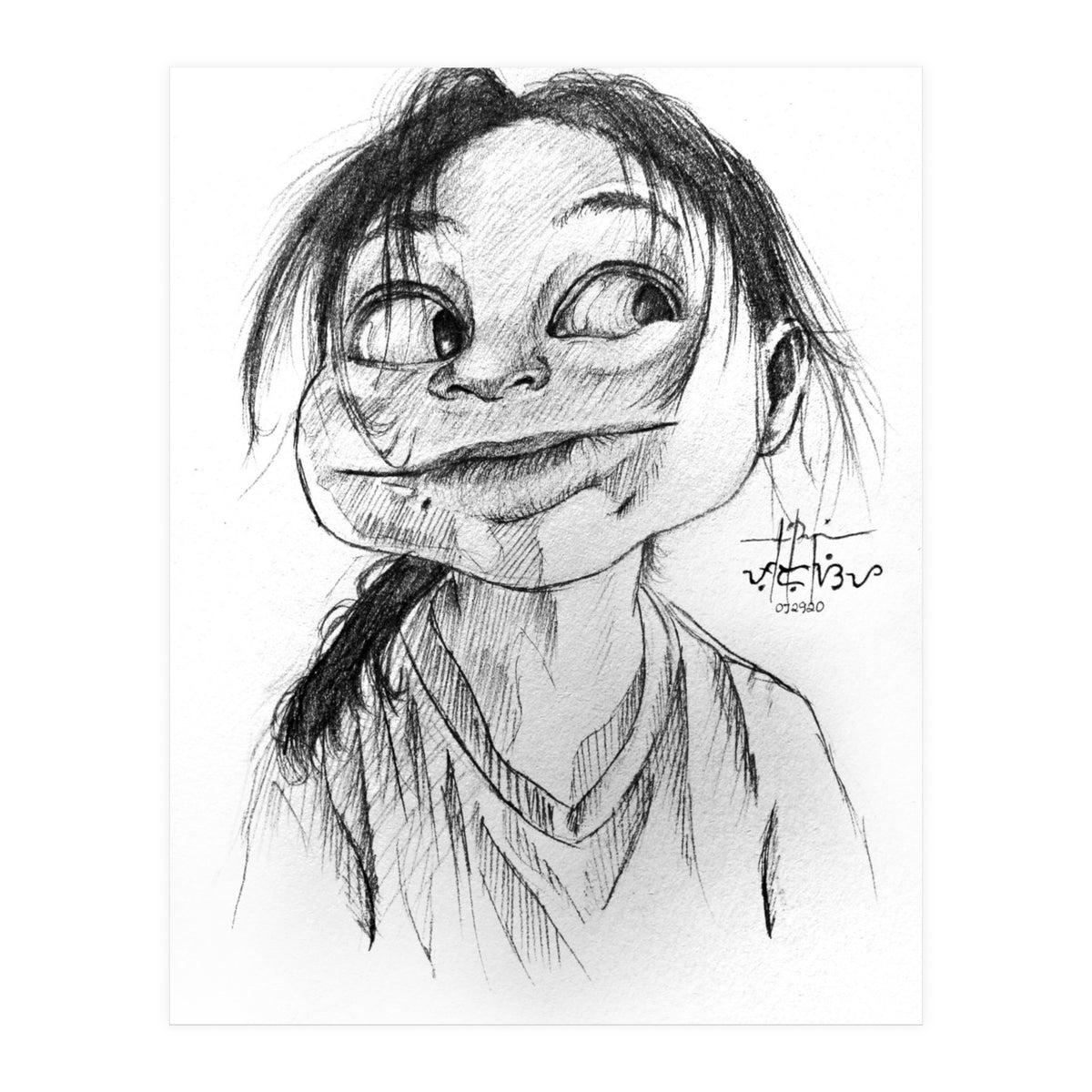 Hermit Caricature (Print Only)