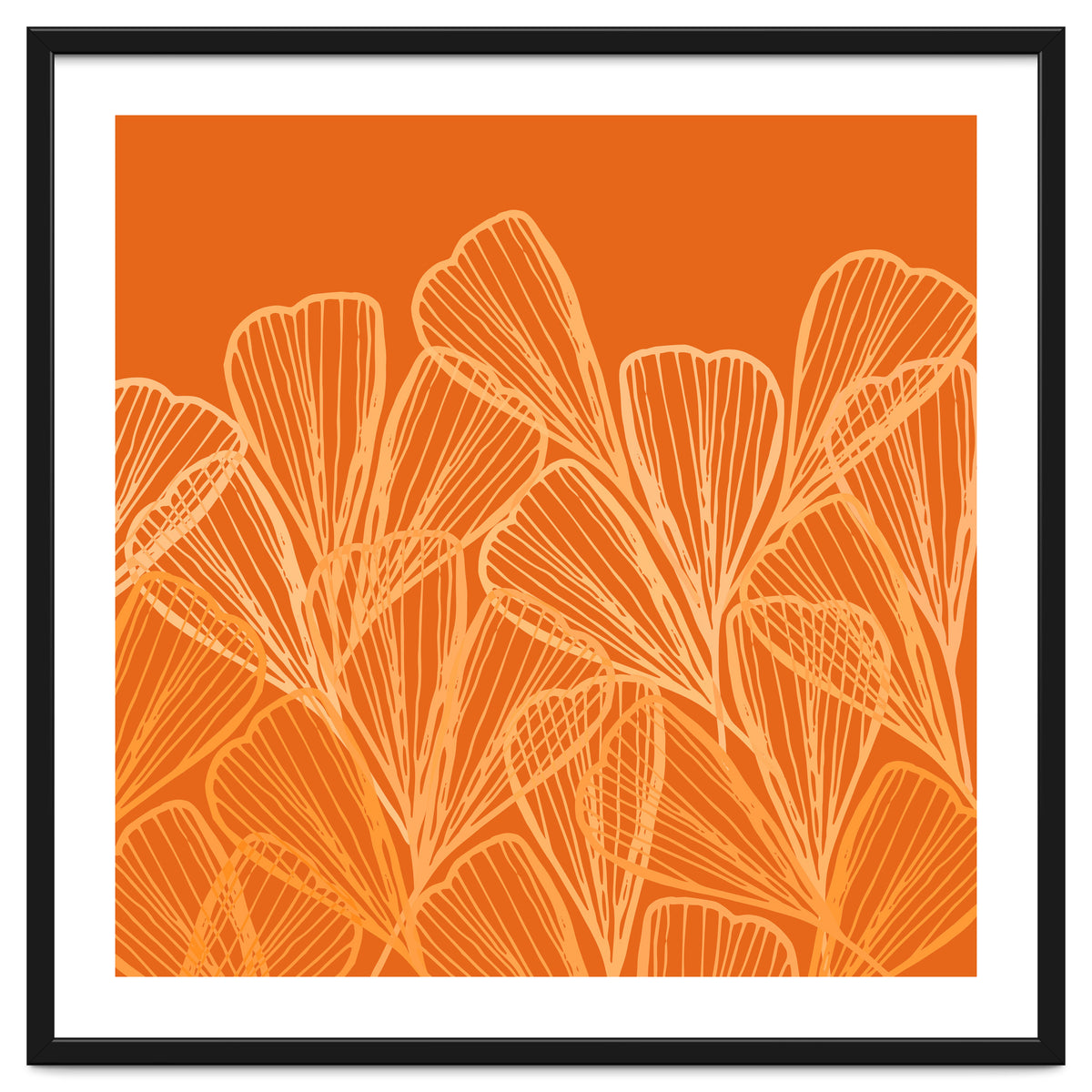 Coastal Orange Flora