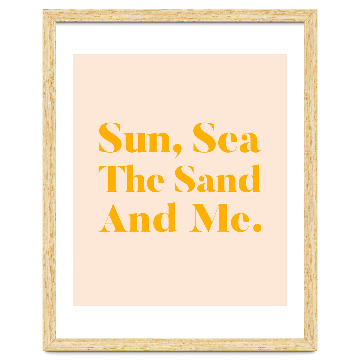 Sun, Sea, The Sand & Me