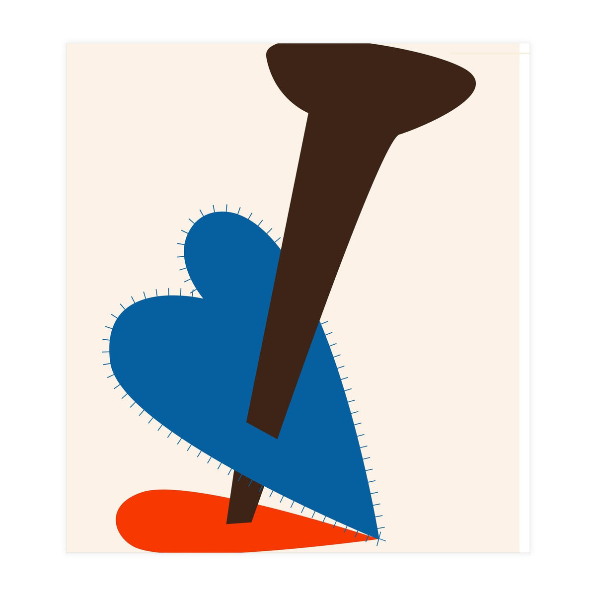 Blue Heart (Print Only)