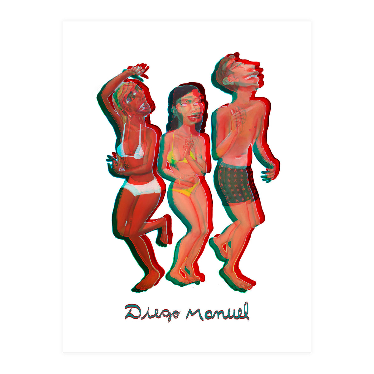 Bailando En La Playa 9 (Print Only)