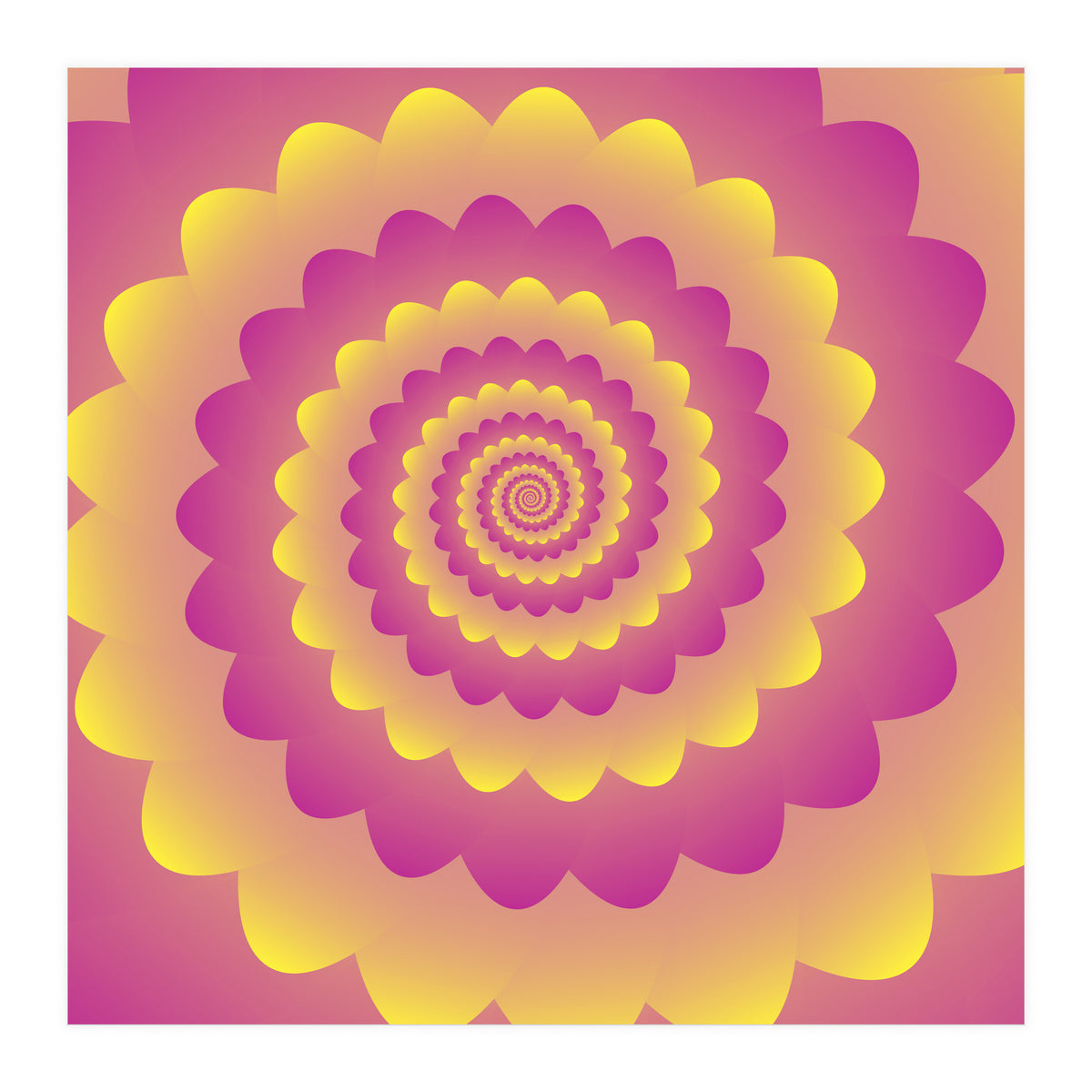 Indain Rangoli Pattern  (Print Only)