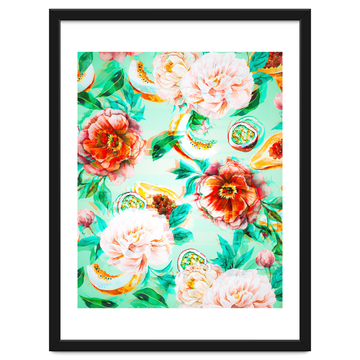 Tropical flowery fruit glitch