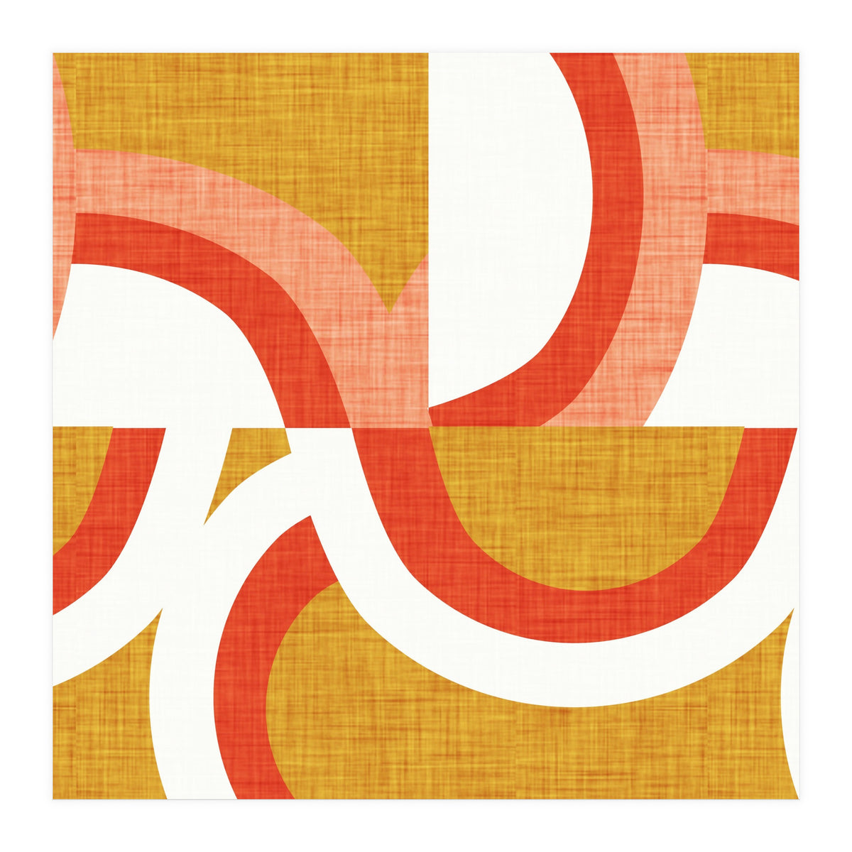 New Mid Mod Freeway Mustard  (Print Only)