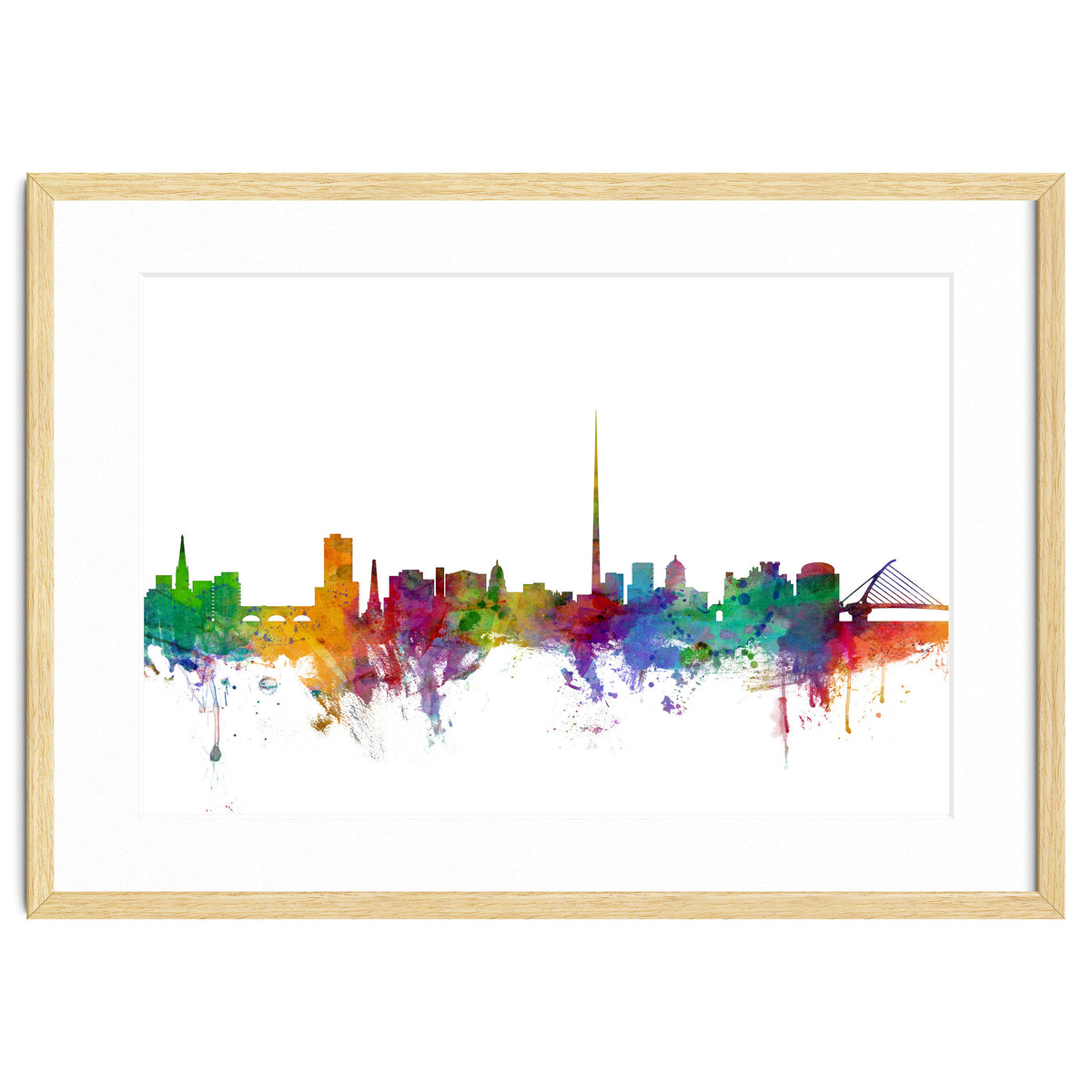 Dublin Ireland Skyline