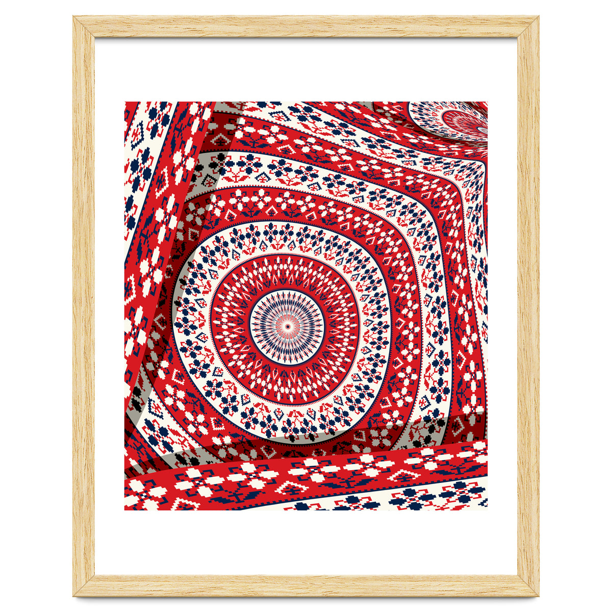 Romanian embroidery background 6