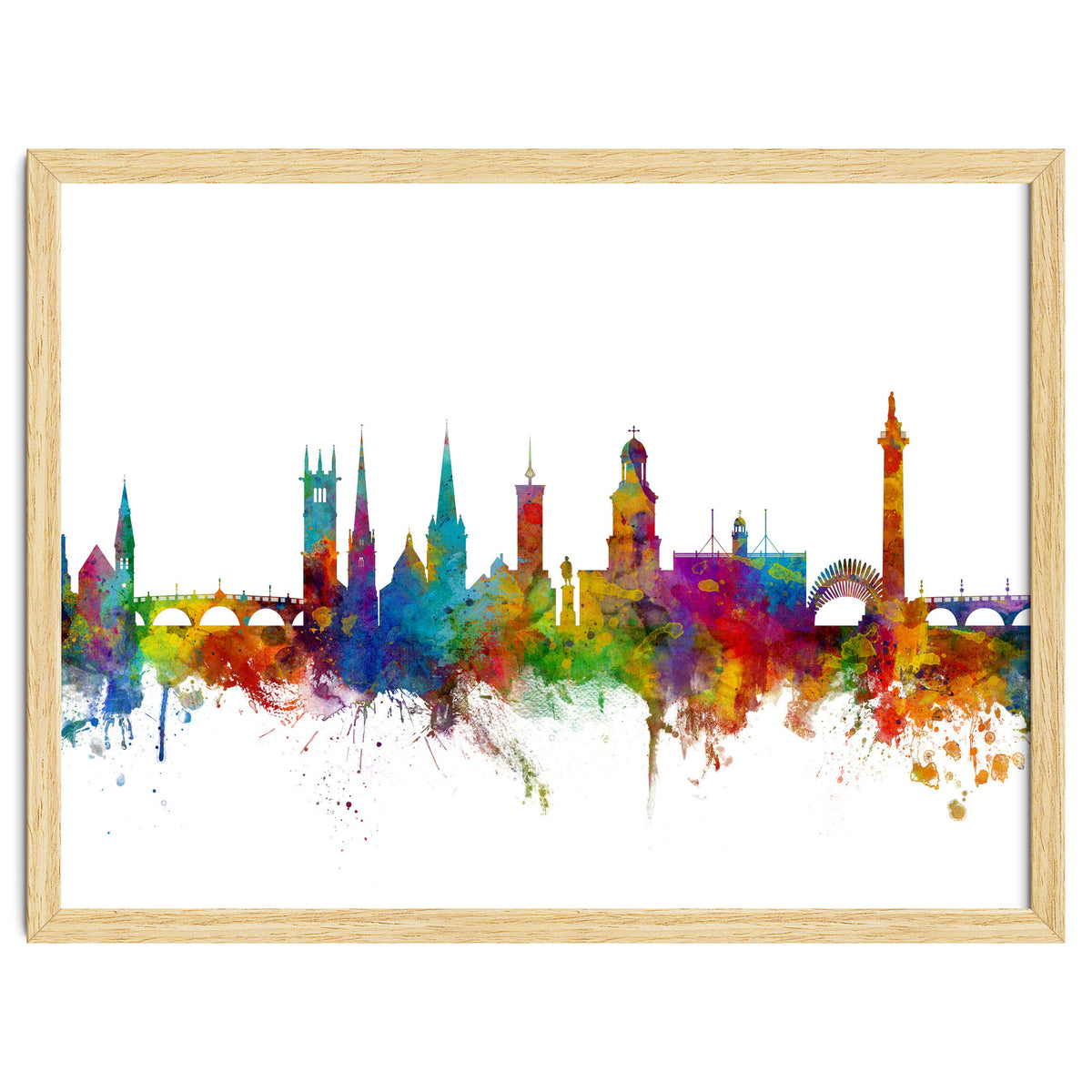 Shrewsbury England Skyline