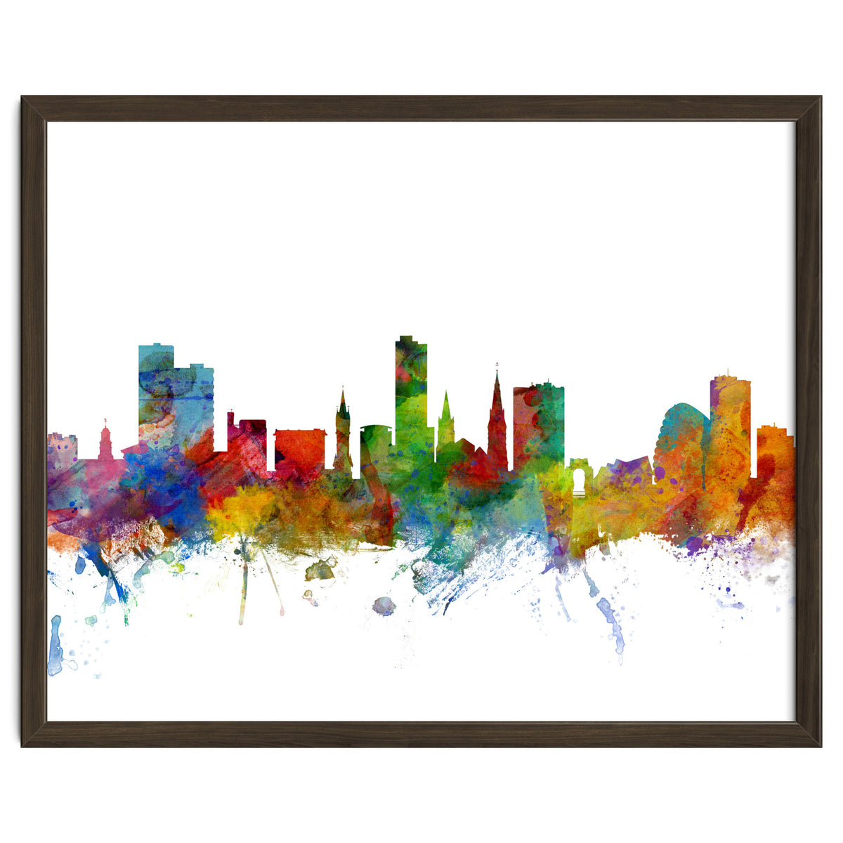 Leicester England Skyline