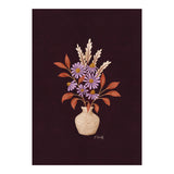 Purple Floral Vase Still Life (Print Only) thumbnail