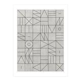 My Favorite Geometric Patterns No.3 - Grey (Print Only) thumbnail