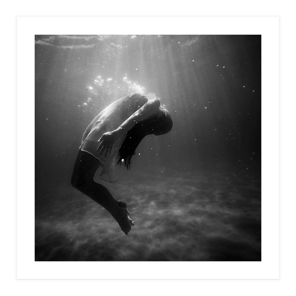 Woman Inside The Water (Print Only)