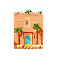 The Blue Door, Tropical Architecture Morocco (Print Only)