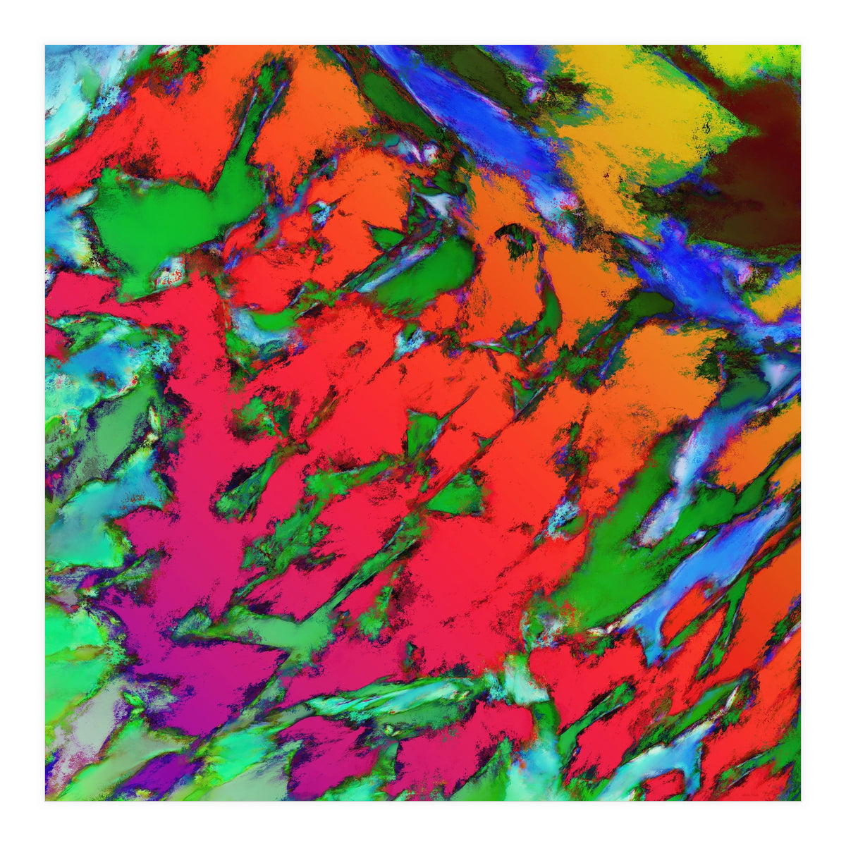 Shattering Red Tigers (Print Only)