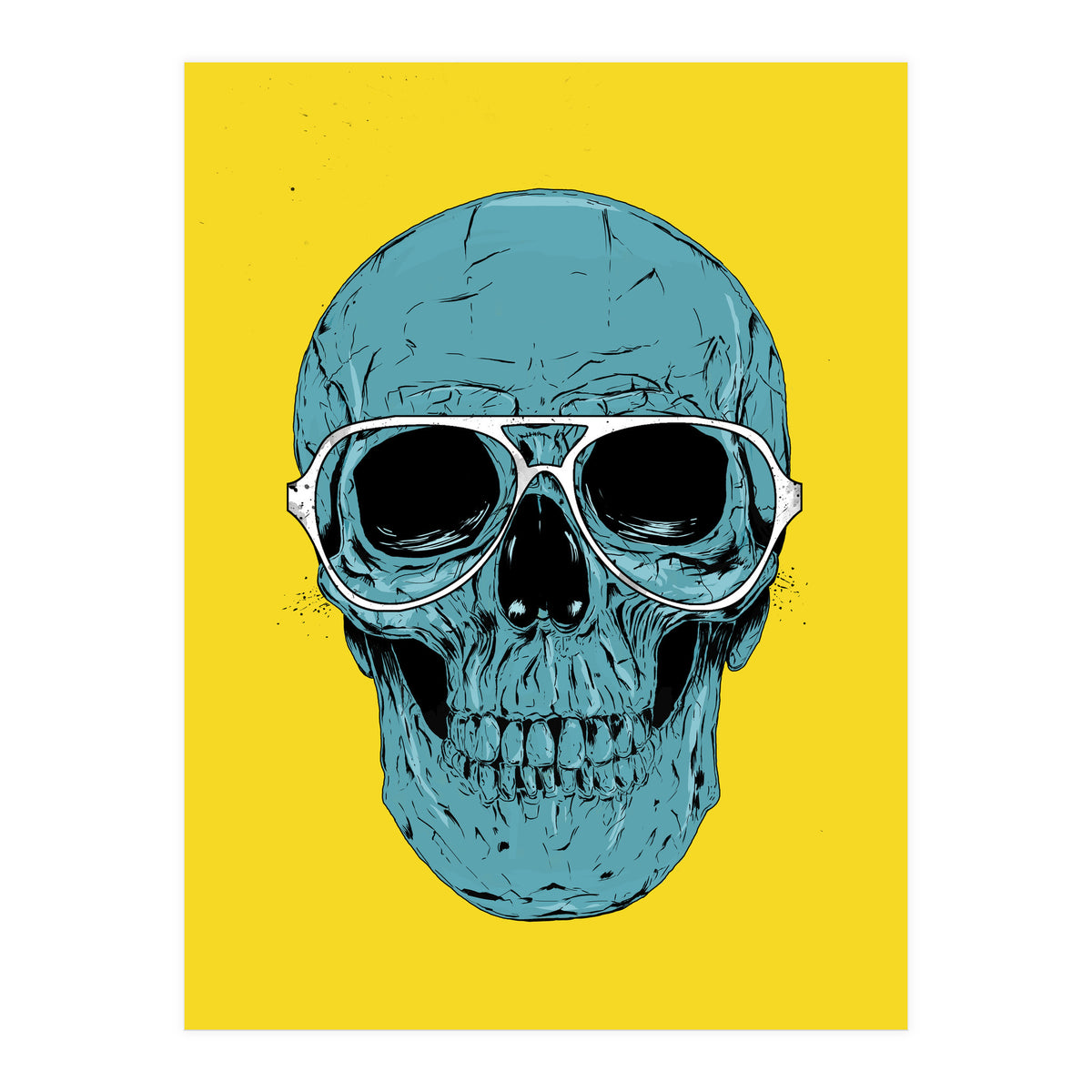 Blue Skull (Print Only)
