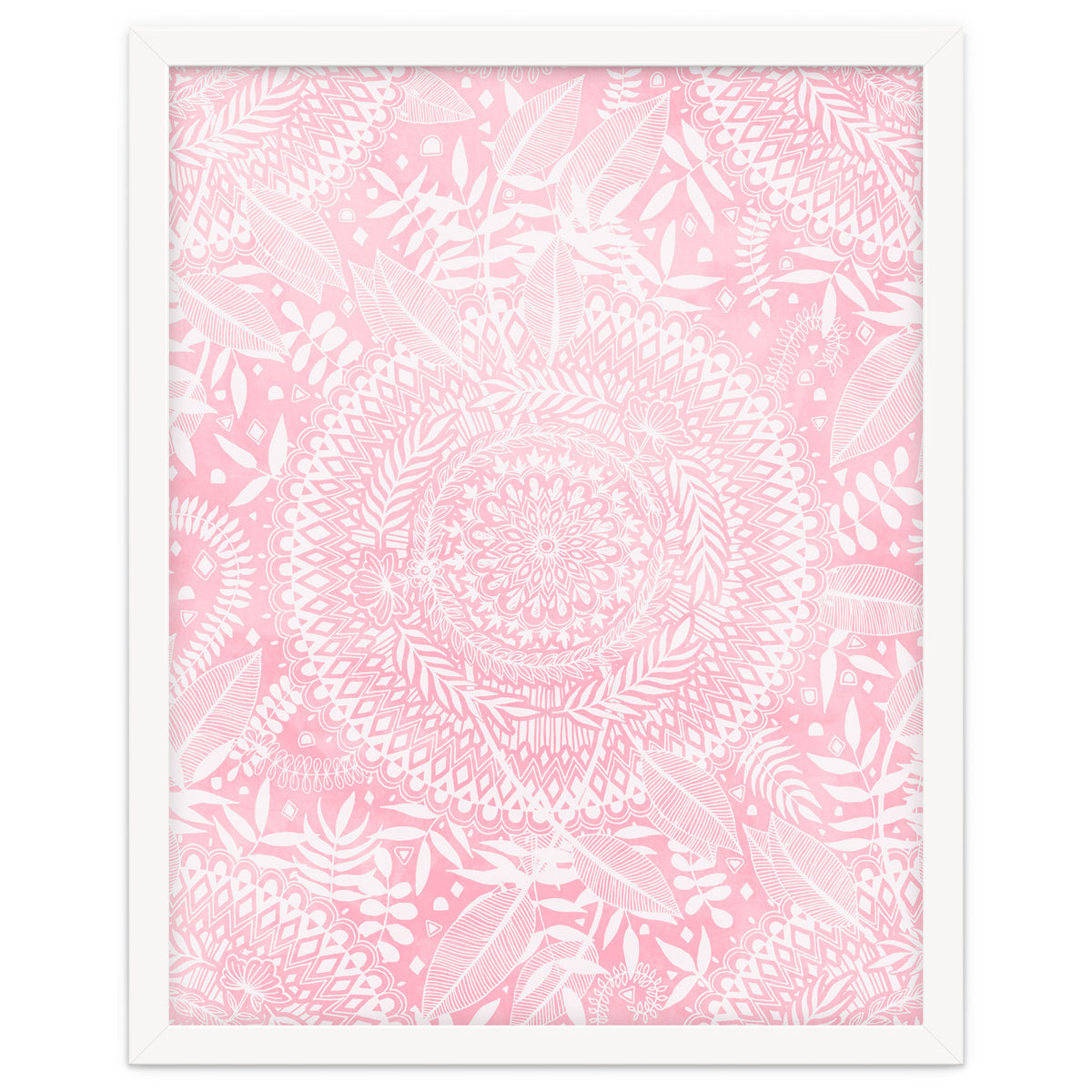 Medallion Pattern in Blush Pink