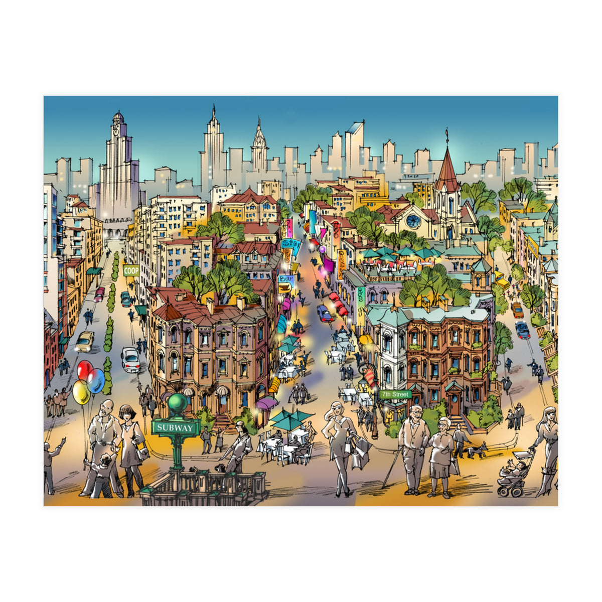 Park Slope Brooklyn (Print Only)