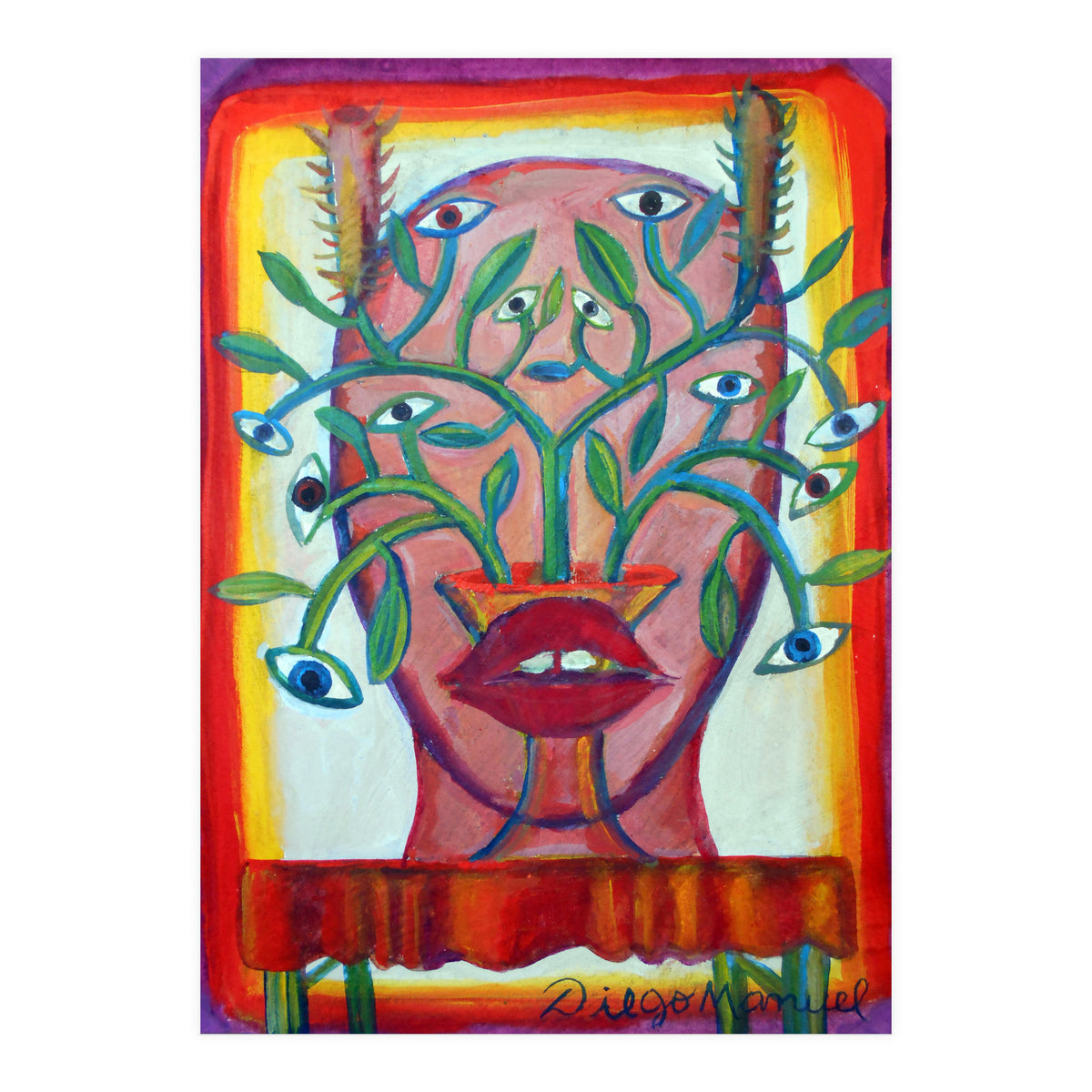 Cabeza De Mujer 5 (Print Only)