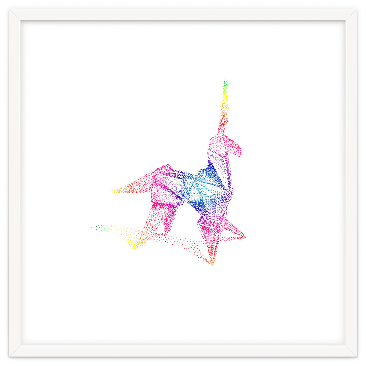 Rainbow Unicorn Origami